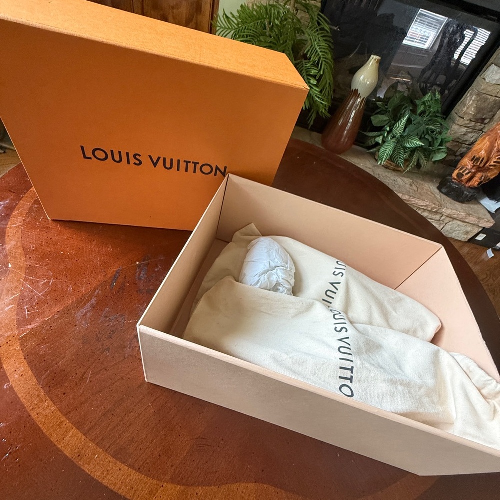 Louis Vuitton Black Leather Shoe